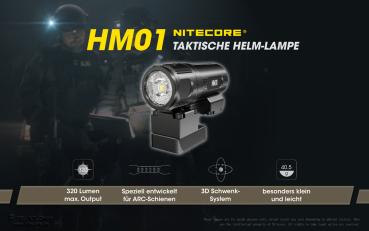 NITECORE - HM01 - TAKTISCHE HELMLAMPE